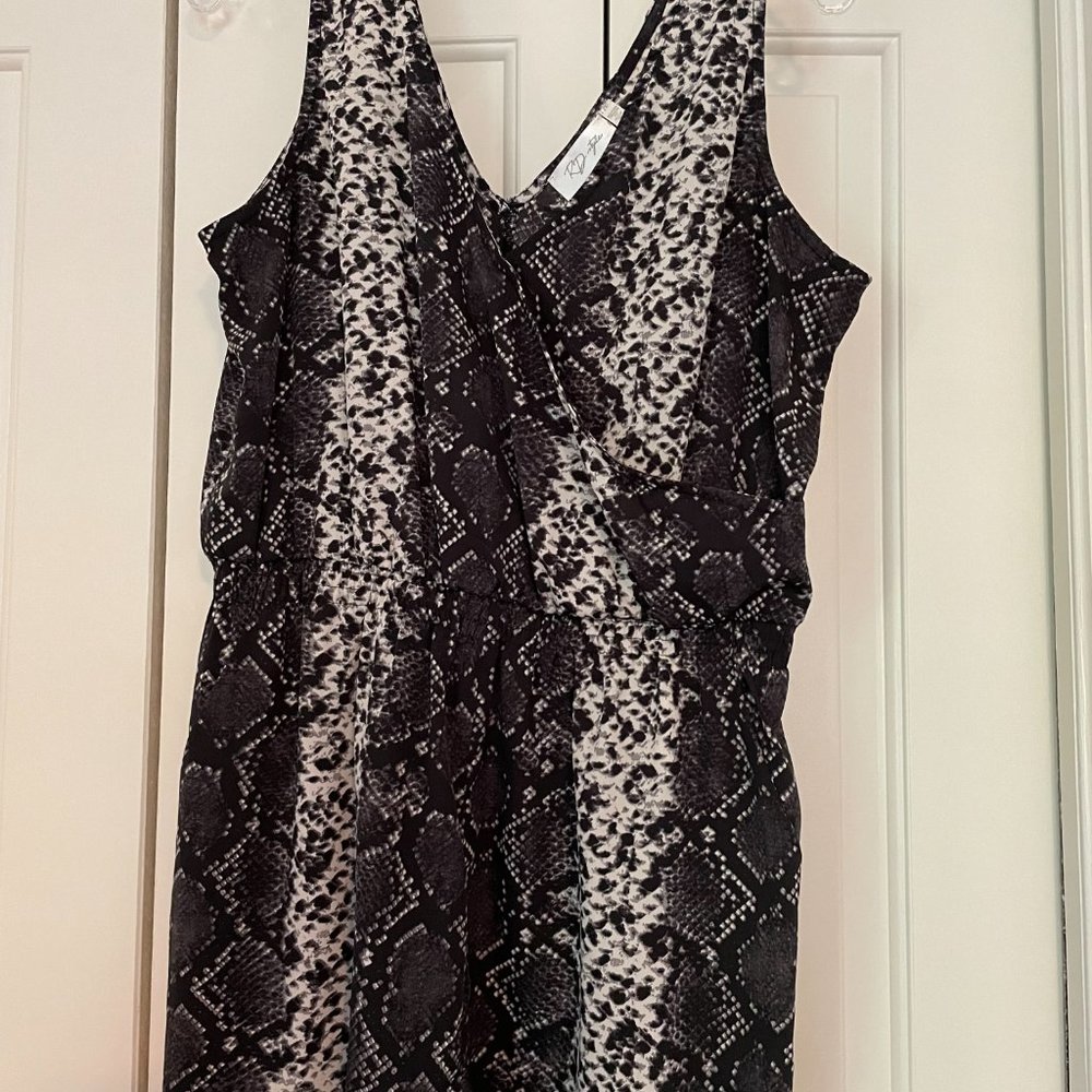 Animal Print Romper